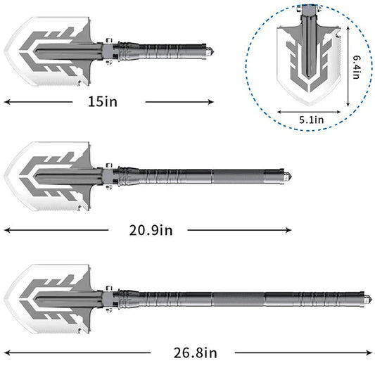 Outdoor Multi-purpose Folding Shovel – Essential Camping and Garden Tool