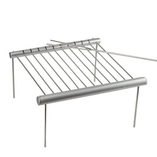 Portable Barbecue Grill – Stainless Steel Foldable Mini BBQ for Outdoor Cooking