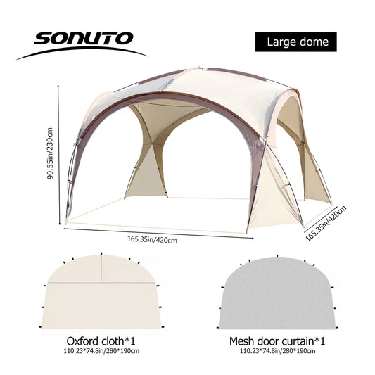 Sonuto Dome Canopy Tent – Spacious Outdoor Shelter for All Adventures