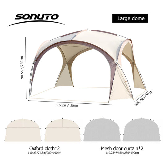 Sonuto Dome Canopy Tent – Spacious Outdoor Shelter for All Adventures