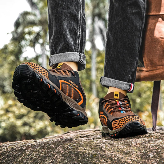 Men's Breathable Hiking Shoes – Outdoor Trail Trainers &amp; Tactical Boots