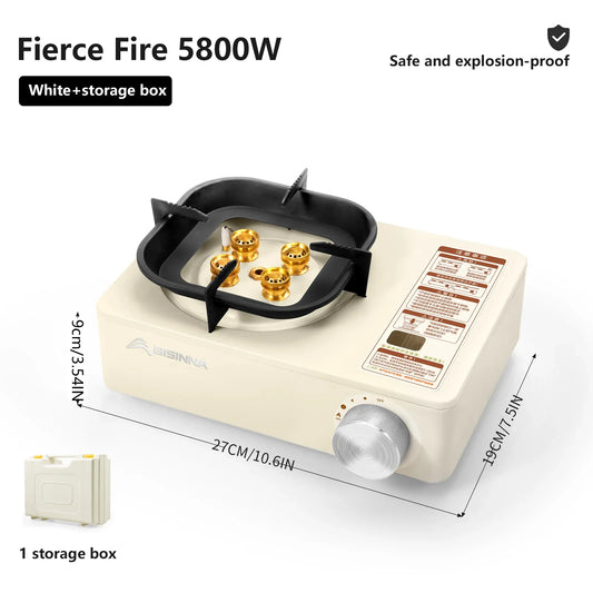 BISINNA Camping Gas Stove – High Firepower Outdoor Portable Burner