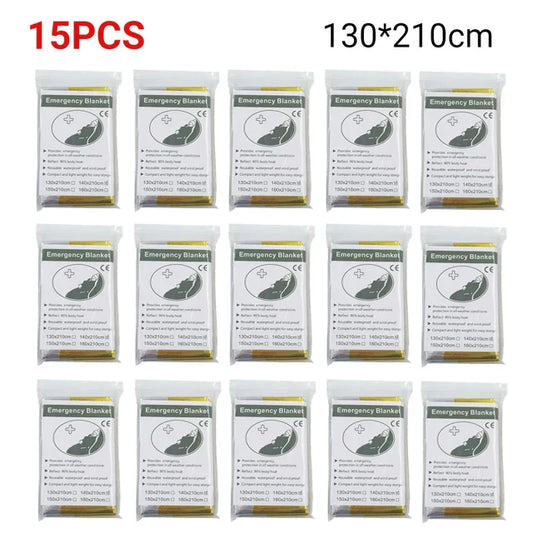 5-30Pc Outdoor Emergency Survival Blanket – Thermal &amp; Waterproof