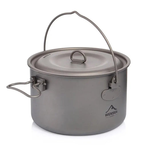 Widesea Camping Tableware Titanium Cookware Set – Ultimate Outdoor Cooking Companion