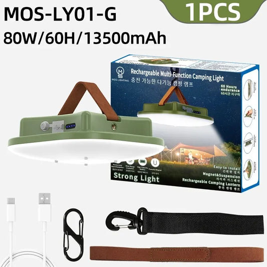 Rechargeable LED Camping Lantern – Versatile Outdoor &amp; Emergency Light