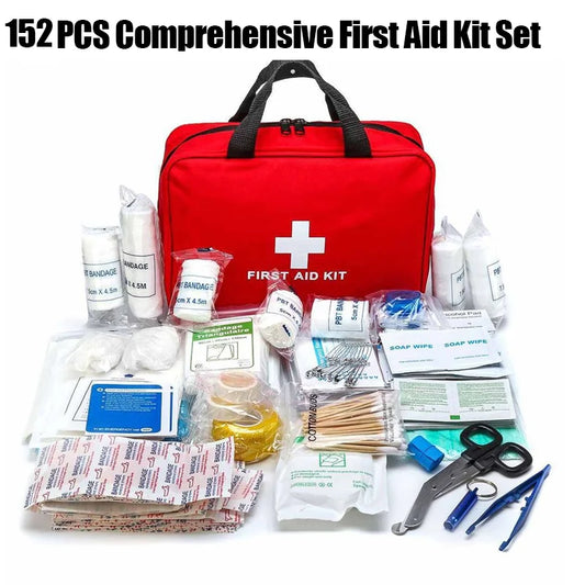 Comprehensive Easy-To-Carry First Aid Kit for Home &amp; Outdoor Activities
