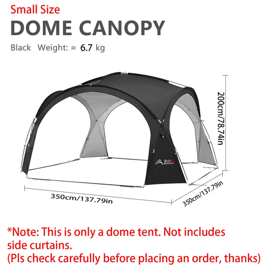 BISINNA Outdoor Camping Dome Tent – Luxury Canopy for Family Picnics