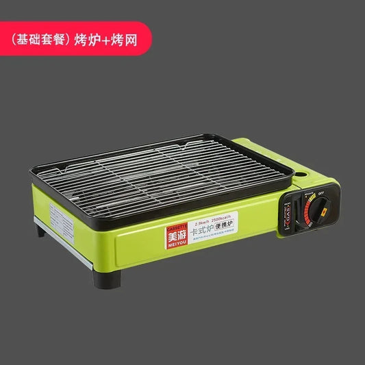Portable Barbecue Stove – Smokeless Grill &amp; Dual-Purpose Gas Oven