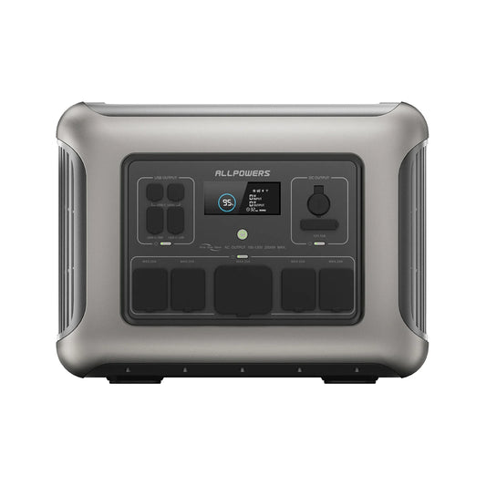 ALLPOWERS 2016Wh LiFePO4 R2500 Portable Power Station – Reliable Power Anywhere