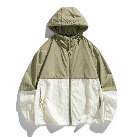 Men’s Thin Summer Waterproof Jacket – Perfect for Outdoor Adventures