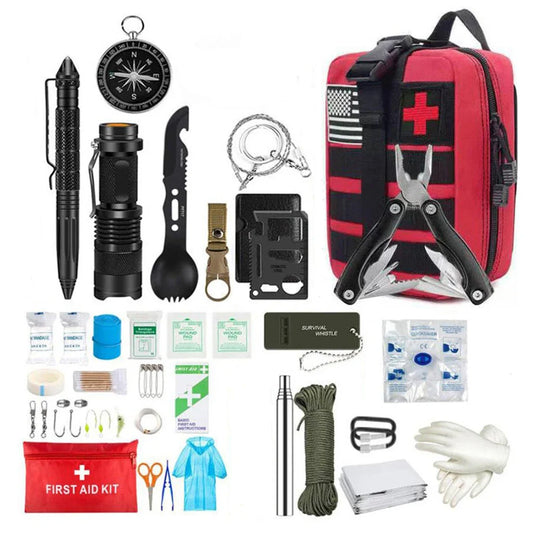 Comprehensive Survival First Aid Kit for Outdoor Adventures