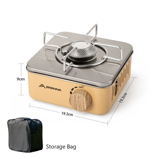 BISINNA Camping Gas Stove – Portable High Firepower Outdoor Gas Burner