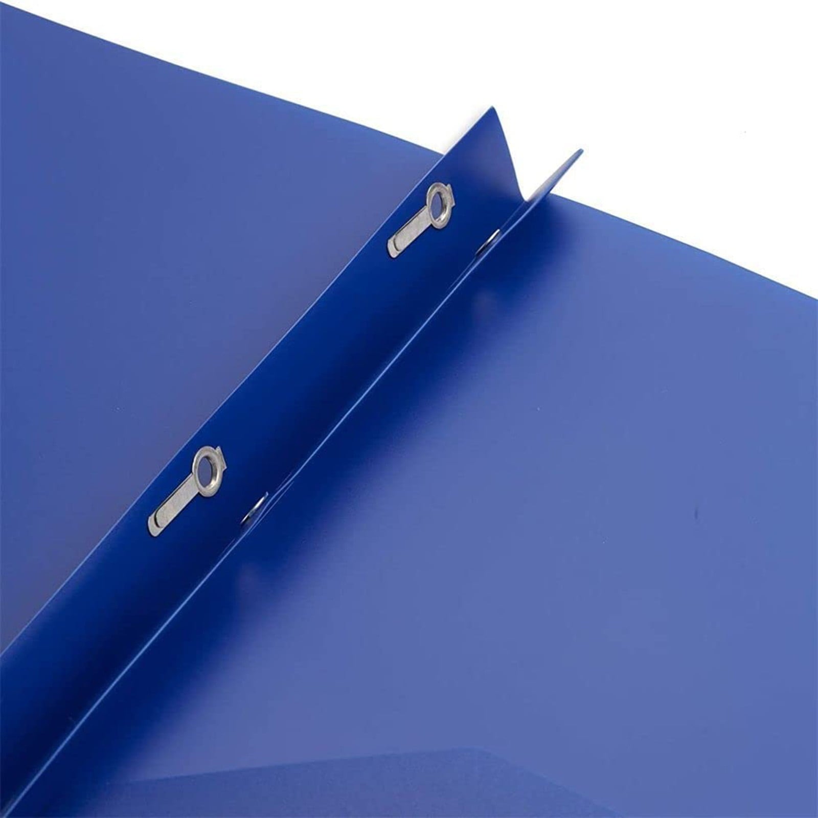 2-Pocket Folders with 3 Prongs, Heavy Duty Plastic Folders with Pockets and Prong Holds Letter Size Paper, Plastic Pockets Folder for School, Office and Home, 9.45x11.42"